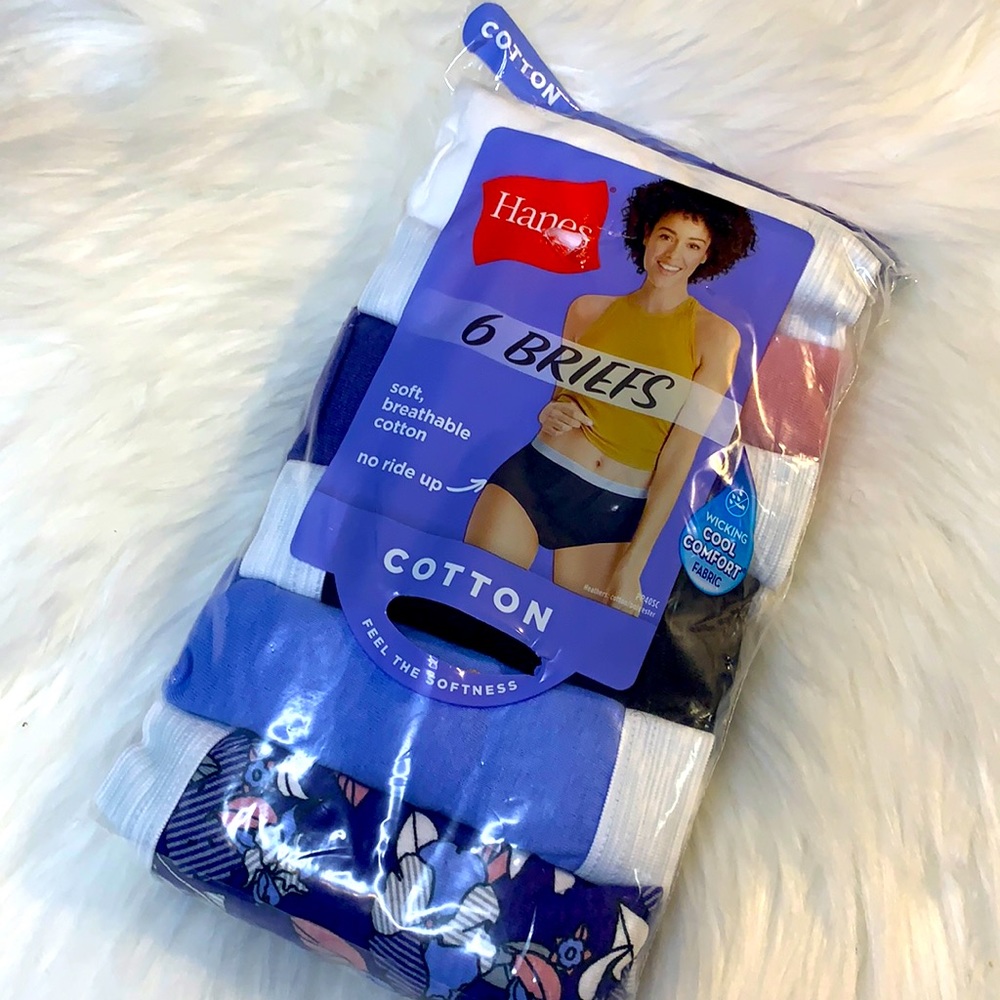 New! Size 9 Cotton Briefs by Hanes